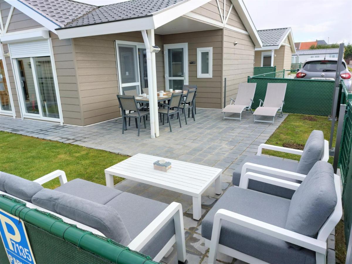 Luxe Cottage Met Fietsen, Airco & Infrarood Cabine 克诺克－海斯特 外观 照片